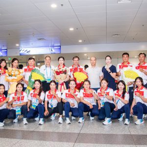 Điền kinh và đua thuyền Việt Nam trở về từ ABG 6