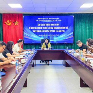 Đảm bảo tiến độ, chất lượng tổ chức Ngày Văn hóa các dân tộc Việt Nam (19/4) năm 2026