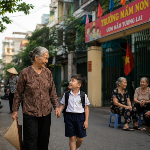 Khi ông bà thành “phụ huynh chính” ở đô thị
