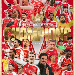 Arsenal chính thức vô địch Ngoại hạng Anh sau 22 năm chờ đợi
