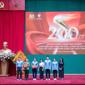 Thể thao công an nhân dân quyết tâm lập thành tích tại Đại hội Thể thao toàn quốc lần thứ X