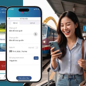 Chạm để đi: Đặt vé tàu hỏa trên ứng dụng “Du lịch Việt Nam – Vietnam Travel”