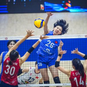 Xác định đối thủ của tuyển bóng chuyền nữ Việt Nam tại tứ kết giải châu Á 2026
