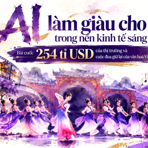 AI làm giàu cho ai trong nền kinh tế sáng tạo? Bài cuối: 254 tỉ USD của thị trường và cuộc đua giữ lại của văn hoá Việt Nam